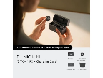 DJI Mic Mini (2 TX + 1 RX+ Charging Case)