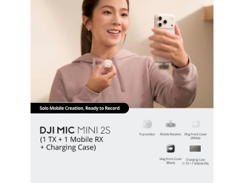 DJI Mic Mini 2S (1 TX + 1 Mobile RX+Charging Case)