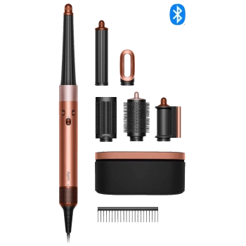 Dyson Uvijač za kosu, 1300W, Bluetooth, Multistyler - Airwrap i.d.Amber Silk/Pink C.+Wavy