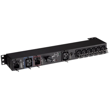 Eaton HotSwap MBP maintenance bypass, 3000 VA, IEC, Input: C20, 200-240V, Outlets: (6) C13, (1) C19, Rack Mounting kit; 2yr warranty