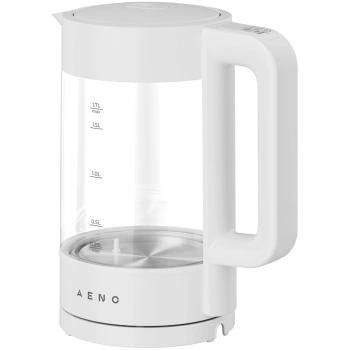 Electric Kettle, white, 220-240V, 1850-2200W, 1.7L, Keep warm 30 min, 40,60,80,90,100, console in Handle