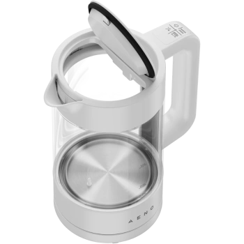 Electric Kettle, white, 220-240V, 1850-2200W, 1.7L, Keep warm 30 min, 40,60,80,90,100, console in Handle