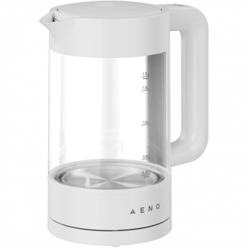Electric Kettle, white, 220-240V, 1850-2200W, 1.7L, Keep warm 30 min, 40,60,80,90,100, console in Handle