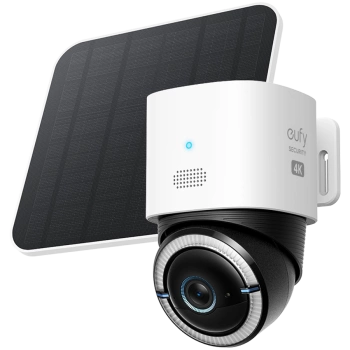 Kamera eufy 4G LTE, Wi-Fi Cam S330 White, 4K UHD, Colour Night Vision, 9400mAh Battery, 5W Solar panel, 360 Viewing