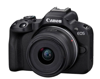Fotoaparat CANON R50 BK+RF-S18-45 S+BAG+SD