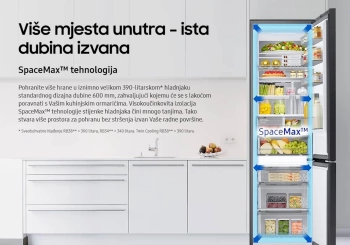 Frižider SAMSUNG sa zamrzivačem RB34C602EB1/EF