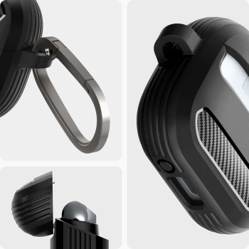 Futrola Spigen Rugged Armor za slušalice Samsung Buds 3/3 Pro crna