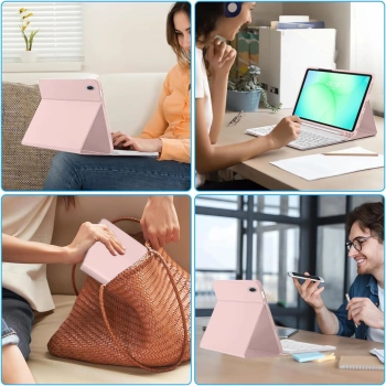 Futrola Tech-Protect SC Pen Case +keyboard za Samsung Tab A9+/A11+ 11.0 roza