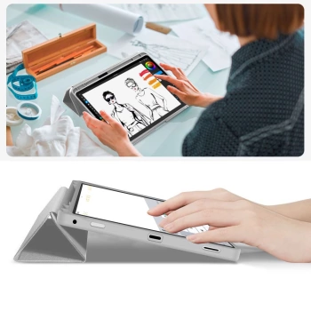 Futrola Tech-Protect SC Pen Case za Samsung Tab S9/S9 FE/S10 FE/S10 Lite siva