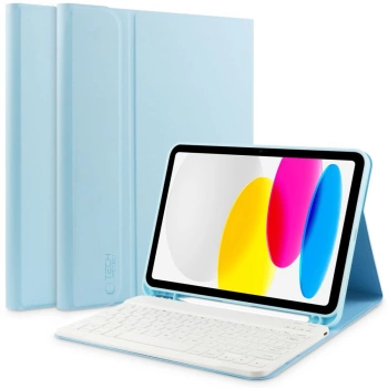 Futrola Tech-Protect SC Pen + Keyboard Case za iPad 10.9 2022 svijetlo plava