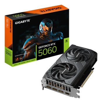 Gigabyte 5060 Windforce MAX OC 8GB GDDR7, 128-bit, 3x DP, 1x HDMI