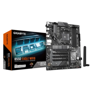Gigabyte MB B550 EAGLE WIFI6 AM4, 4xDDR4, Wi-Fi 6, 2xM.2 4xSATA, 11x USB, ATX