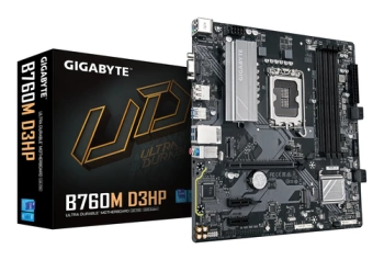 Gigabyte MB B760M D3HP LGA1700; 4xDDR5; 2xM.2,4xSATA HDMI, DP, D-Sub,LAN chip,12x USB,  mATX