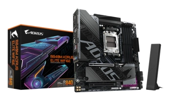 Gigabyte MB B840 AORUS ELITE AM5, 4x DDR5, 2x M.2, 4x SATA 8xUSB; 1x HDMI, 1x DP, mATX;