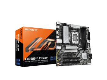 Gigabyte MB B860 DS3H LGA1851;4xDDR5; 2xM.2; 4xSATA 8xUSB; 1xHDMI, 2xDP; USB Type-C, mATX;