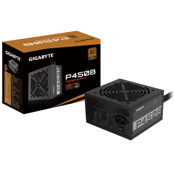 GIGABYTE PSU 450W 80+ bronze6xSATA,2xPCIe 6+2 Pin,3x4Pin,1xFloppy