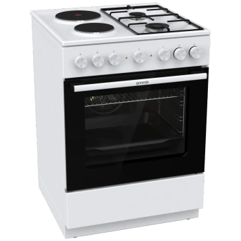 Gorenje Kombinirani štednjak, pećnica 71 l, 5800W, A - GK6B40WG