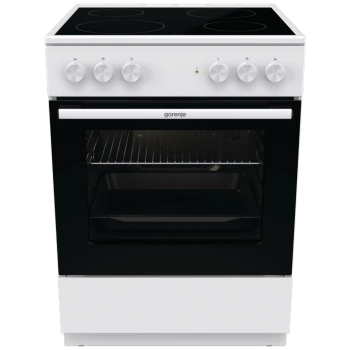 Gorenje Štednjak, 4 staklokeramička ploča, 8400W, pećnica 65 lit, A - GEC6A11WG