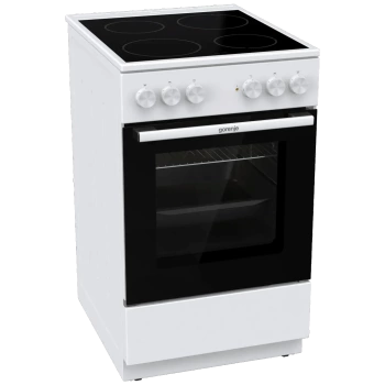 Gorenje Štednjak, 4 staklokeramička ploča, 8600W, pećnica 74 lit, A - GEC5A20WG