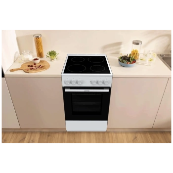 Gorenje Štednjak, 4 staklokeramička ploča, 8600W, pećnica 74 lit, A - GEC5A20WG