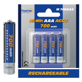 home Baterija punjiva AAA, 700mAh, blister 4 kom - M 700AAA