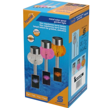 home Solarna vrtna dekorativna LED lampa, 600 mAh - MX 838/WH