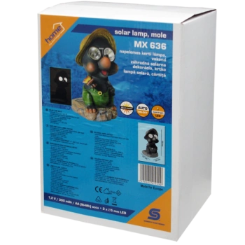 home Solarna vrtna dekorativna rasvjeta, krtica, 300 mAh - MX 636