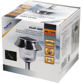 home Solarna vrtna LED lampa, metalna, 600 mAh - MX 715D