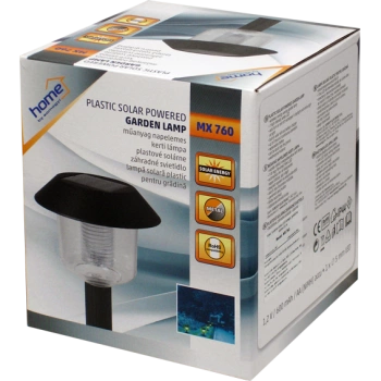 home Solarna vrtna LED lampa, plastična, 600 mAh - MX 760