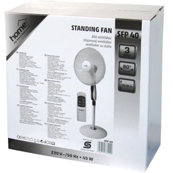 home Ventilator sa postoljem, daljinski upravljač,  130 cm, 45W - SFP 40