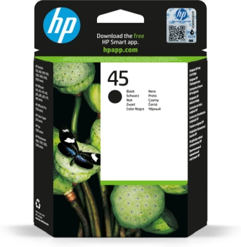 HP Tinta 51645AE Black 45 A000341