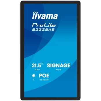 IIYAMA Monitor LED S2225AS-B1P Android Touch