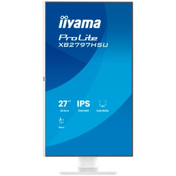 IIYAMA Prolite XB2797HSU-W1 Business Monitor - 68.6 cm (27"), FULL HD (1920x1080), IPS LED, 120Hz, 350 cd/m², matte / white
