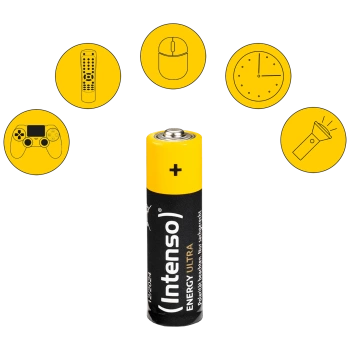(Intenso) Baterija alkalna, AAA LR03/4, 1,5 V, blister 4 kom