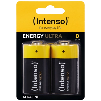 (Intenso) Baterija alkalna, LR20 / D, 1,5 V, blister 2 kom