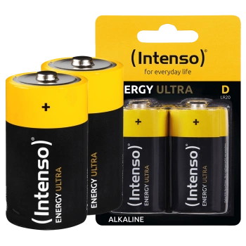 (Intenso) Baterija alkalna, LR20 / D, 1,5 V, blister 2 kom