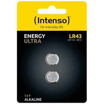 (Intenso) Baterija alkalna LR43/2, 1,5 V dugmasta, blister 2 kom