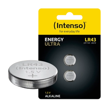 (Intenso) Baterija alkalna LR43/2, 1,5 V dugmasta, blister 2 kom