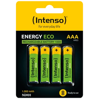 (Intenso) Baterija punjiva AAA / HR03, 1000 mAh, blister 4 kom - AAA / HR03/1000