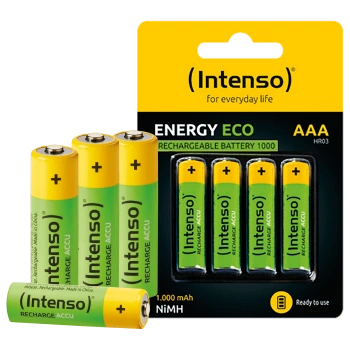 (Intenso) Baterija punjiva AAA / HR03, 1000 mAh, blister 4 kom - AAA / HR03/1000