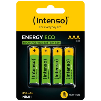 (Intenso) Baterija punjiva AAA / HR03, 850 mAh, blister 4 kom - AAA / HR03/850