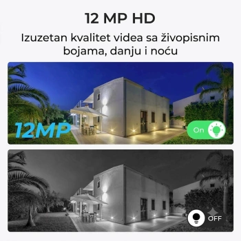 Ip Kamera Reolink serija P340 4K, Zunanja, 12MP, noćni vid u boji, Bullet POE