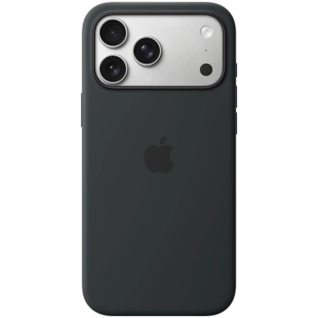 iPhone 17 Pro Max Silicone Case with MagSafe - Black,Model A3560