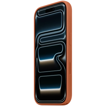 iPhone 17 Pro Silicone Case with MagSafe - Terra Cotta,Model A3559