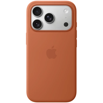 iPhone 17 Pro Silicone Case with MagSafe - Terra Cotta,Model A3559