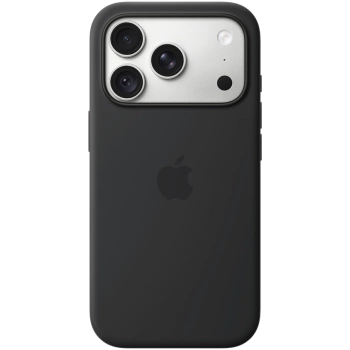 iPhone 18 Pro Silicone Case with MagSafe - Black, Model A3701