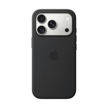 iPhone 18 Pro Silicone Case with MagSafe - Black, Model A3701