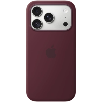 iPhone 18 Pro Silicone Case with MagSafe - Burgundy, Model A3701