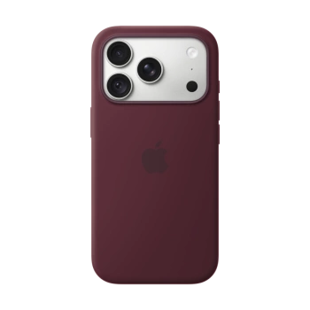iPhone 18 Pro Silicone Case with MagSafe - Burgundy, Model A3701