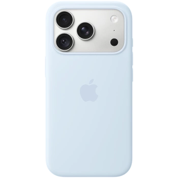 iPhone 18 Pro Silicone Case with MagSafe - Crisp Blue, Model A3701